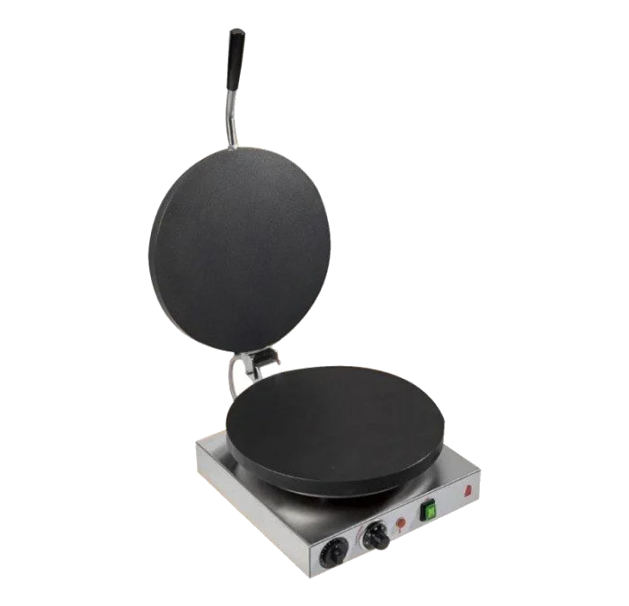 Piastra per crepes elettrica 30 cm con coperchio