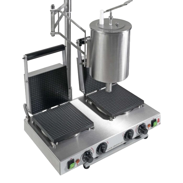 Piastra Doppia per Coni e Cialde