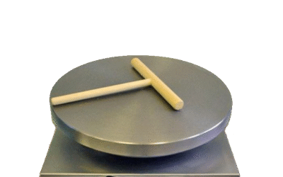 Piastra singola per crepes elettrica