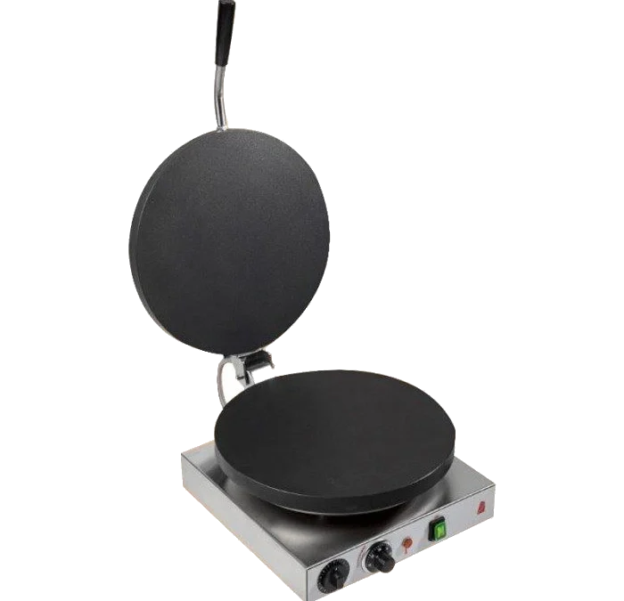 Piastra per crepes elettrica 40 cm con coperchio