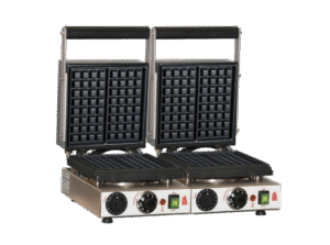 Piastra doppia per waffel quadrato